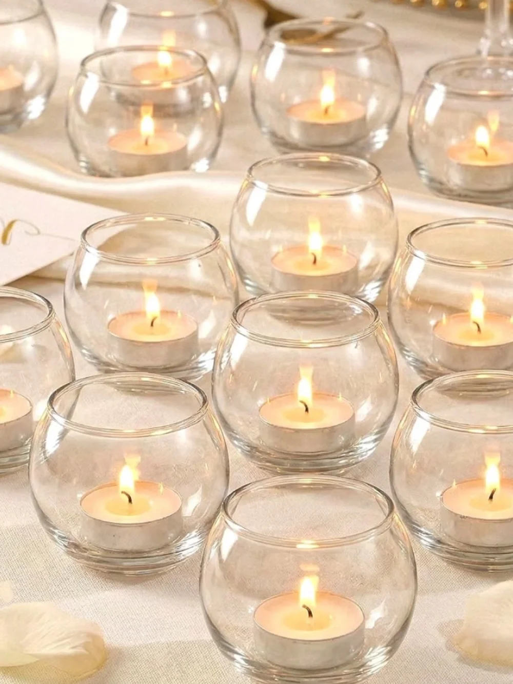 34 Crisa Roly Poly Votive Tea Light Holders